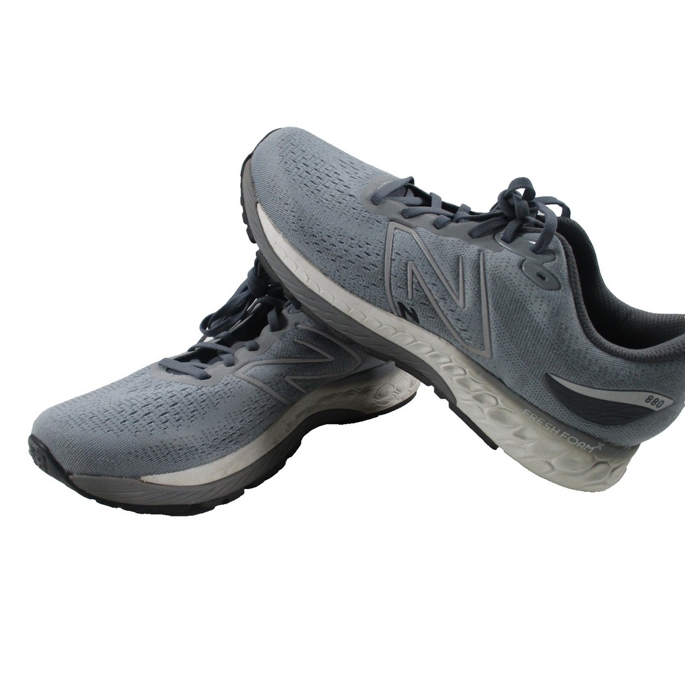 New Balance Mens Fresh Foam 880v12 Size 9.5-10D Steel Grey Running Shoe M880P12